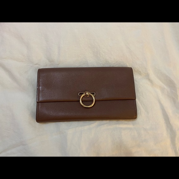 NWOT REBECCA MINKOFF Mauve Clutch with Gold Hardware - Picture 3 of 12